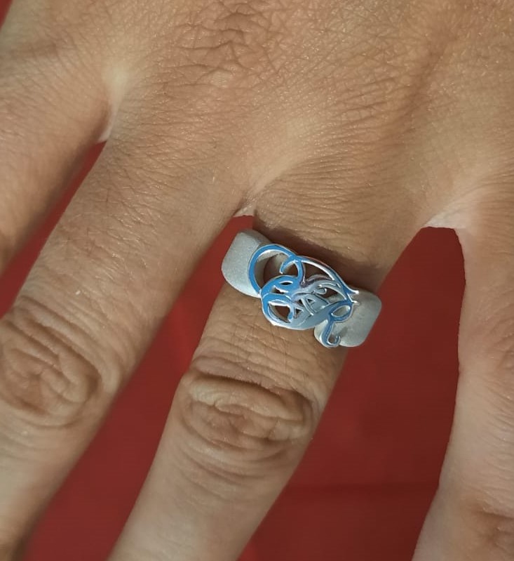 Anello personalizzato iniziali - Maddalena Germano