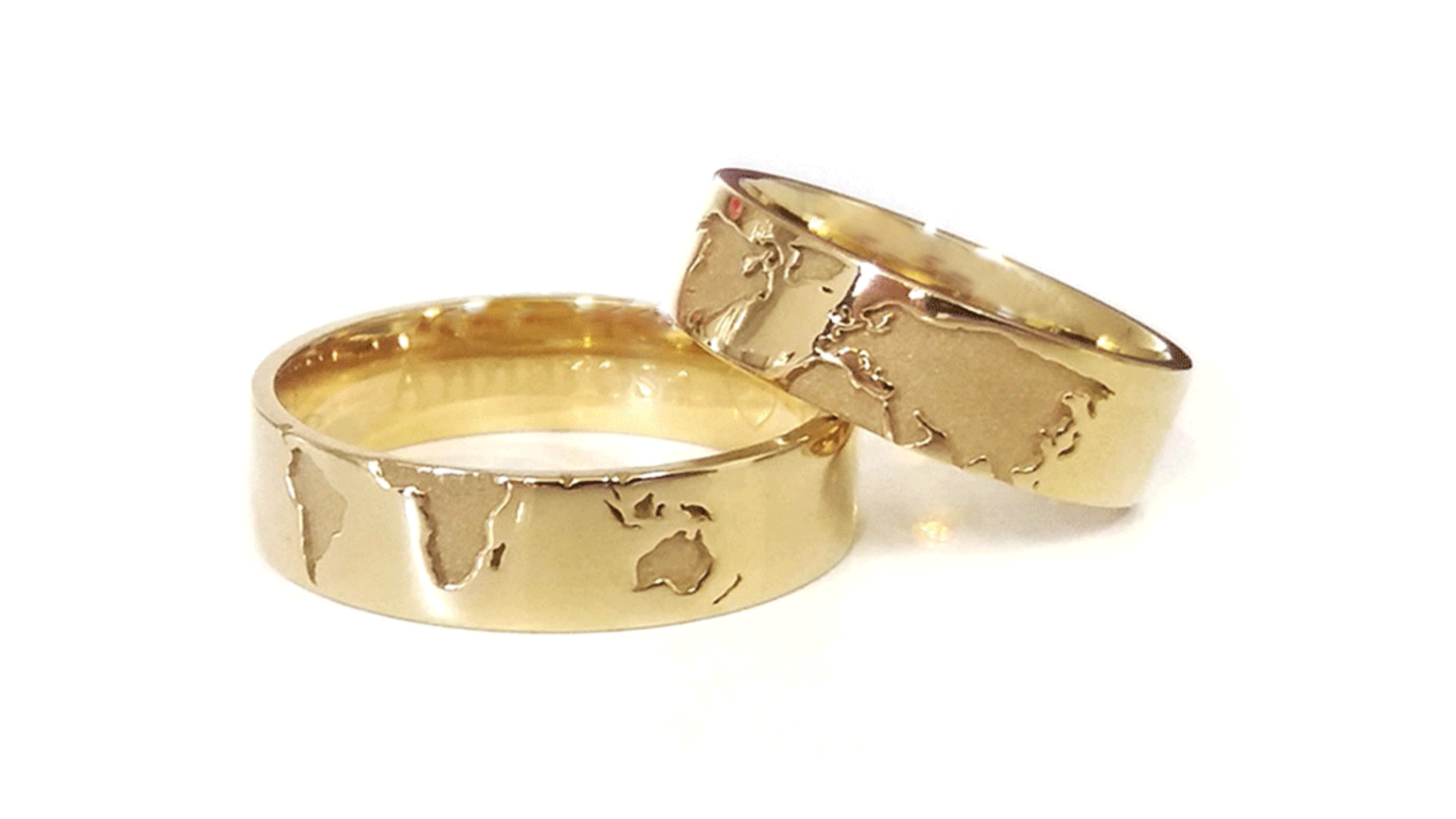 Fedi nuziali mondo oro 18 kt - Maddalena Germano 1